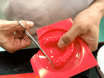 製造工程　マウスピース製作