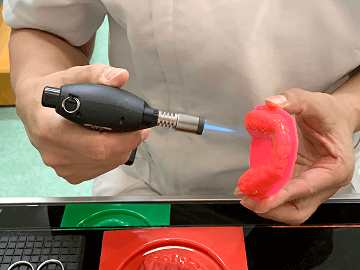 製造工程　マウスピース製作